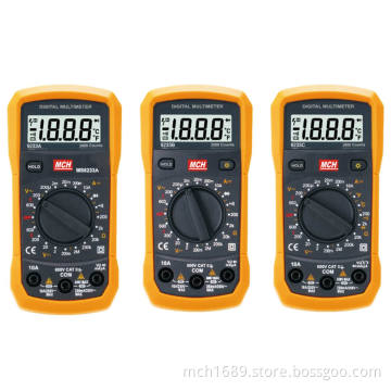 Digital Multimeter, AC/DC Voltage, DC Current, 2000 Counts (MCH-9233A/B/C)